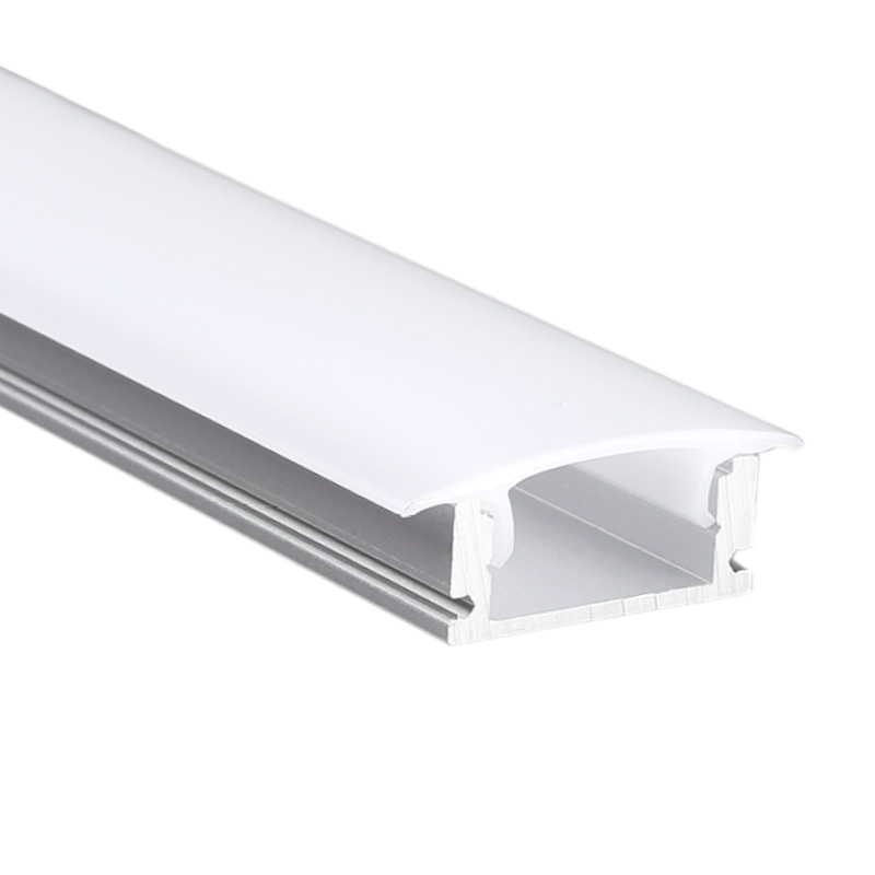 Trimless But Flanged Recessed LED Profile - 23mm Light Surface
